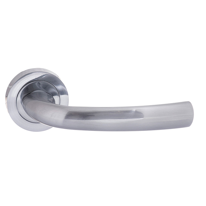 Atlantic Status Nevada Lever Door Handle on Round Rose