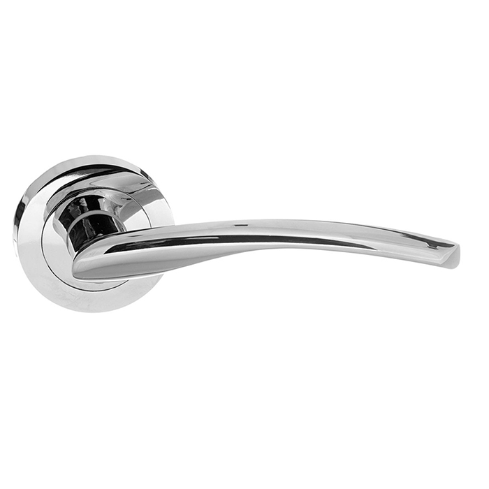 Atlantic Status Arizona Lever Door Handle on Round Rose