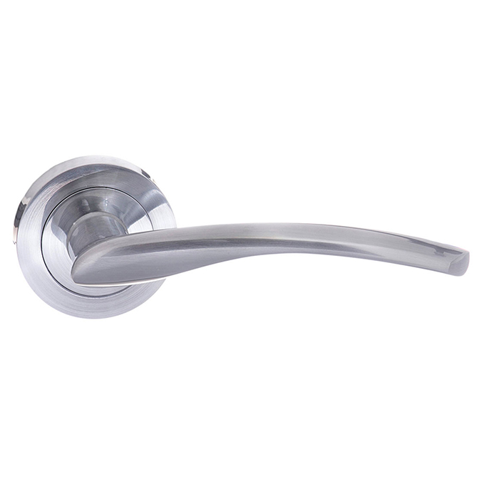 Atlantic Status Arizona Lever Door Handle on Round Rose