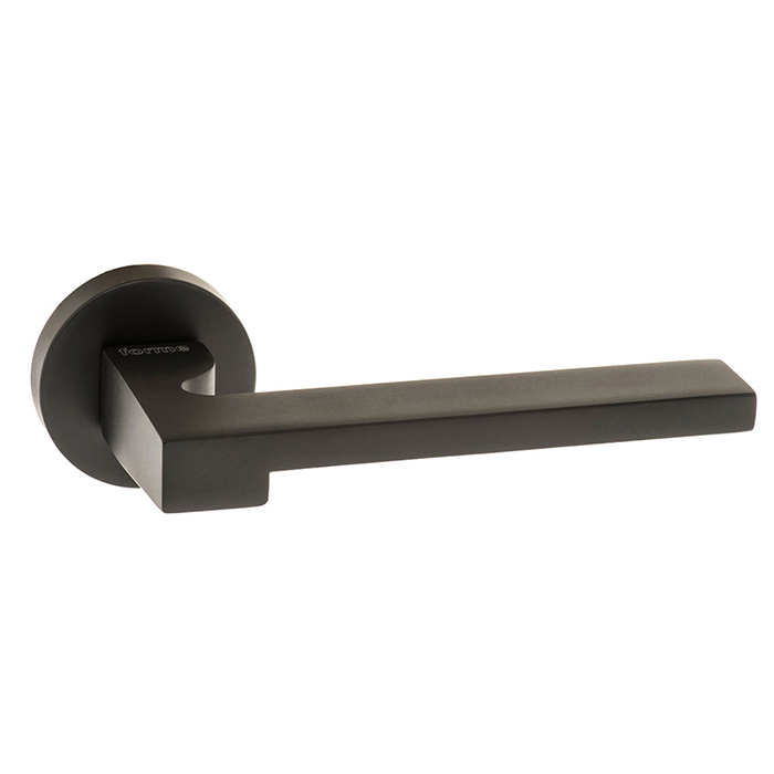 Atlantic Forme Ginevra Lever Door Handle On Minimal Round Rose