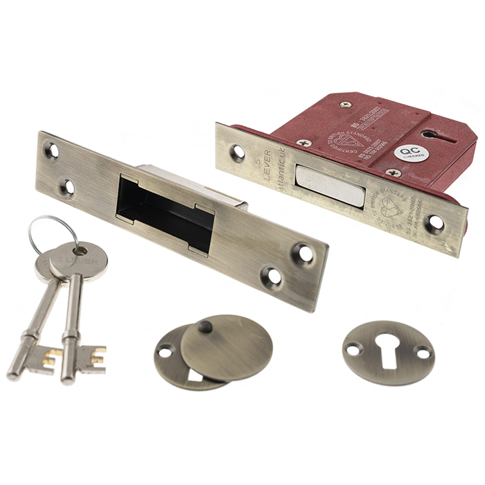 Atlantic Elite 2.5 Inch British Standard 5 Lever Key Deadlock