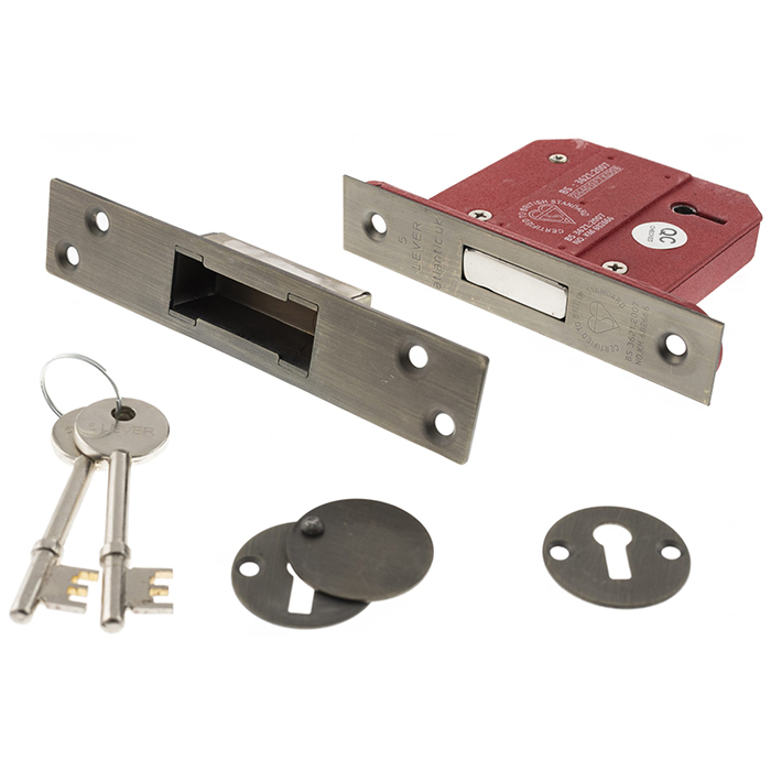 Atlantic Elite 2.5 Inch British Standard 5 Lever Key Deadlock