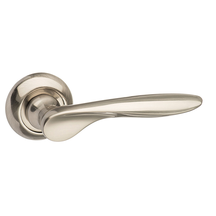 Atlantic Mediterranean Malta Lever Door Handle on Round C-Rose