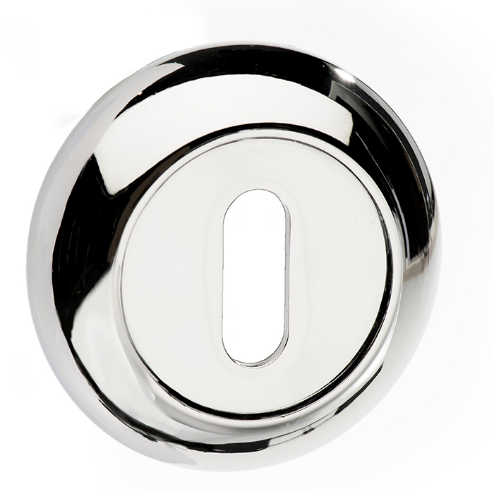 Atlantic Mediterranean Key Escutcheons On Round C-Rose