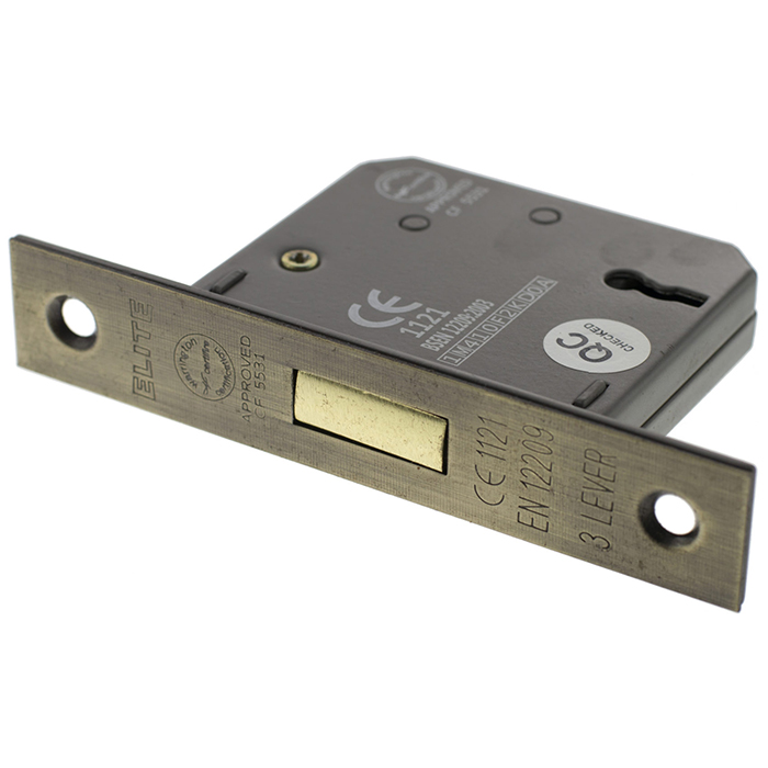 Atlantic Elite 3 Inch CE Certifire 3 Lever Key Deadlock