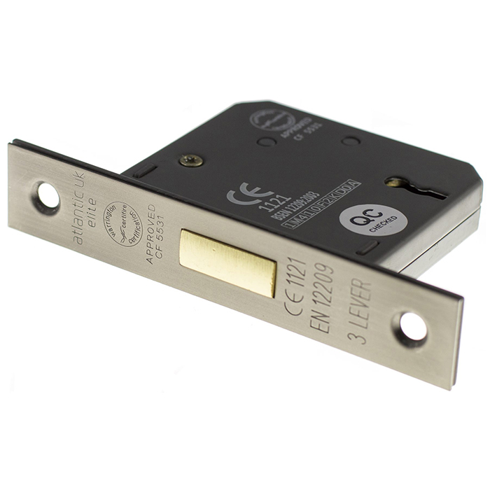 Atlantic Elite 3 Inch CE Certifire 3 Lever Key Deadlock