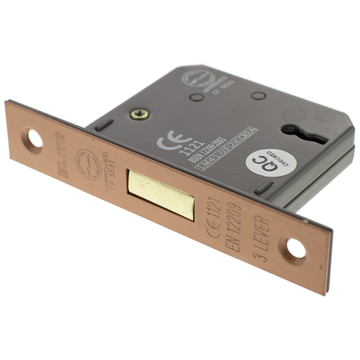 Atlantic Elite 3 Inch CE Certifire 3 Lever Key Deadlock