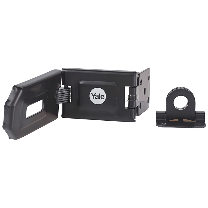 Yale Black Steel Hasp