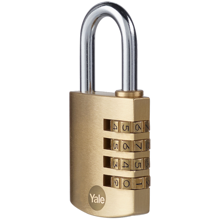 Yale Standard Security Brass Combination Padlock