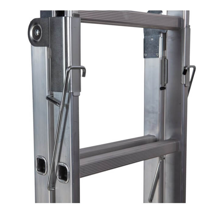 Werner 3 Way Combination Aluminium Stepladder