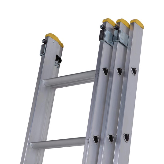 Werner Box Section 6 D-Rung Triple Extension Aluminium Ladder 1.85m