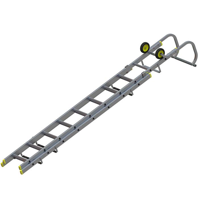 Werner Double Section 3.21 Metre Aluminium Sliding Roof Ladder