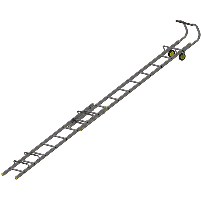 Werner Double Section 3.21 Metre Aluminium Sliding Roof Ladder