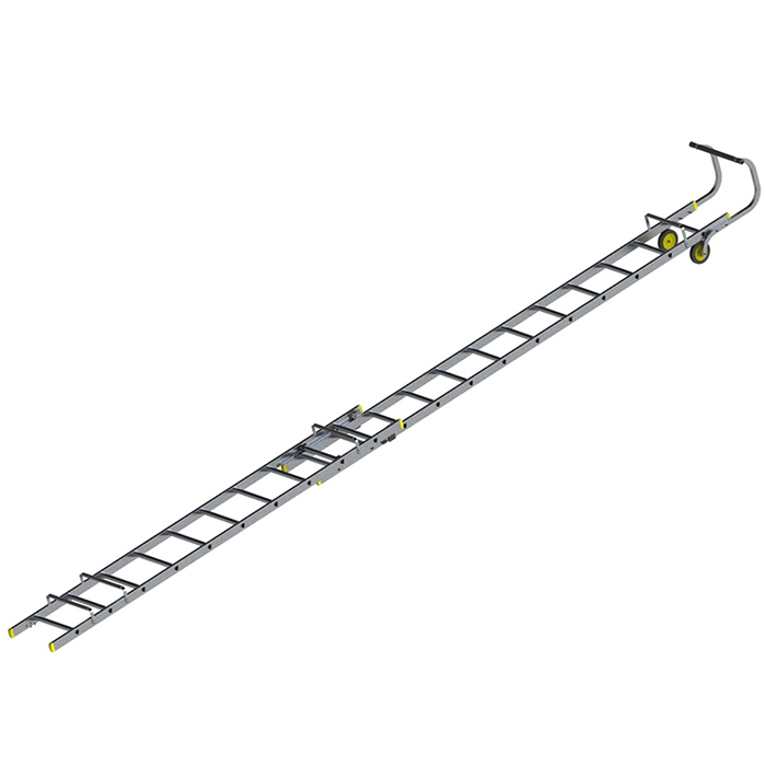 Werner Double Section 3.77 Metre Aluminium Sliding Roof Ladder