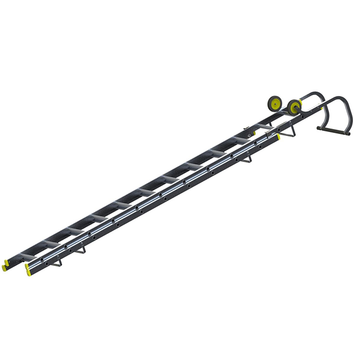 Werner Double Section 3.77 Metre Aluminium Sliding Roof Ladder