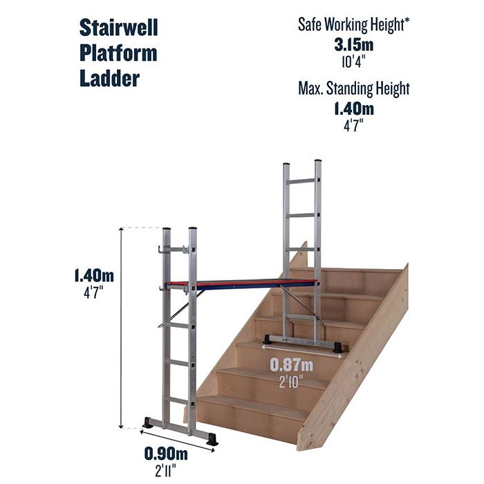 Werner 5-In-1 Combination Ladder with Platform