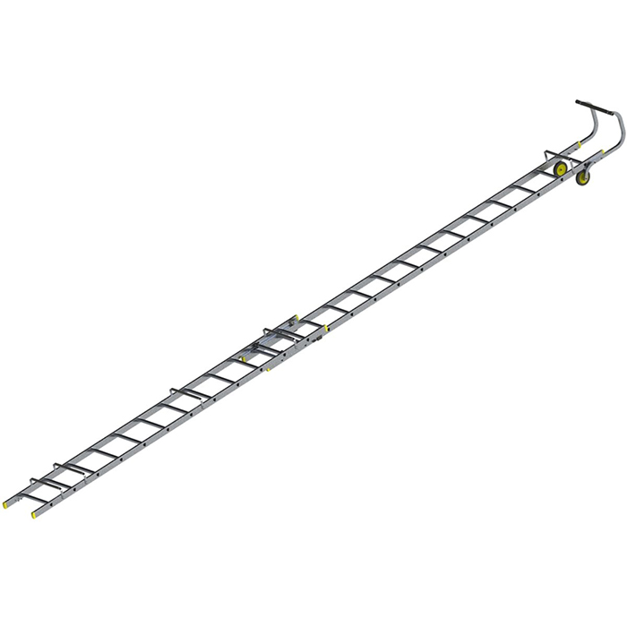 Werner Double Section 4.33 Metre Aluminium Sliding Roof Ladder