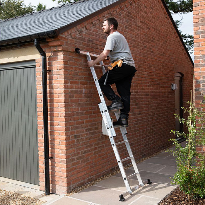 Werner 5-In-1 Combination Ladder with Platform