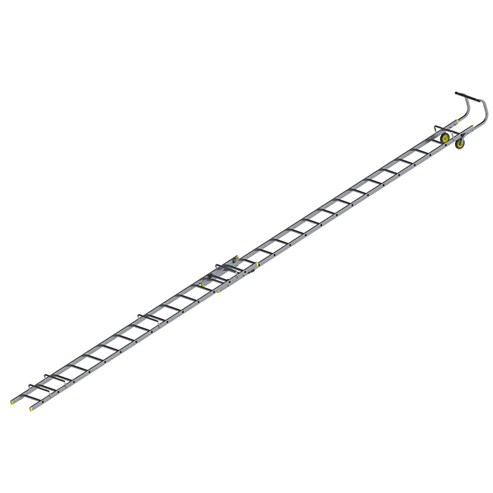 Werner Double Section 4.89 Metre Aluminium Sliding Roof Ladder