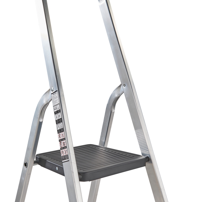 Werner 3 Tread High Handrail Aluminium Stepladders