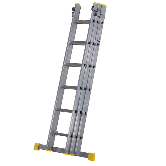 Werner Square Rung Triple Extension Ladder 1.89m