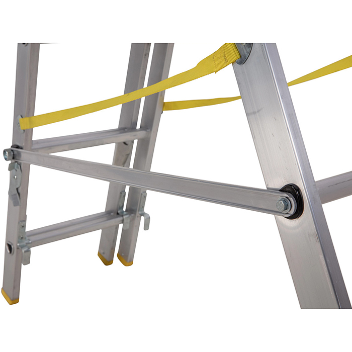 Werner 2.97m Box Section Triple Extension Plus X4 Aluminium Stepladders