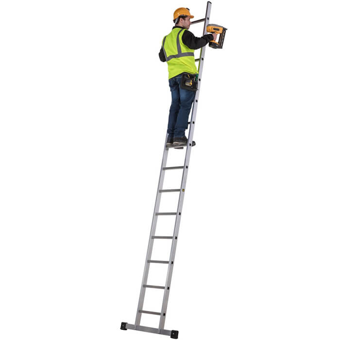 Werner Professional Square Rung Single Section Ladder 4.18 Metres