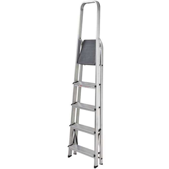 Werner 5 Tread High Handrail Aluminium Stepladders