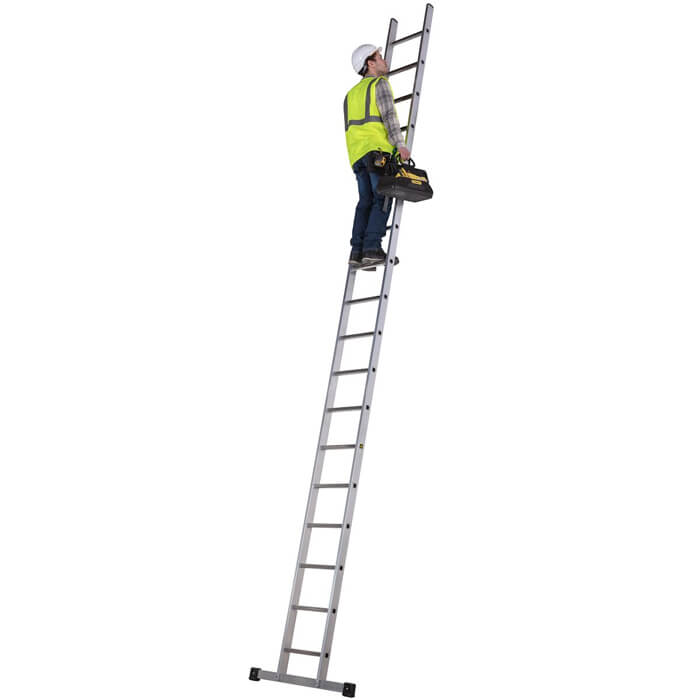 Werner Professional Square Rung Single Section Ladder 5.3 Metres