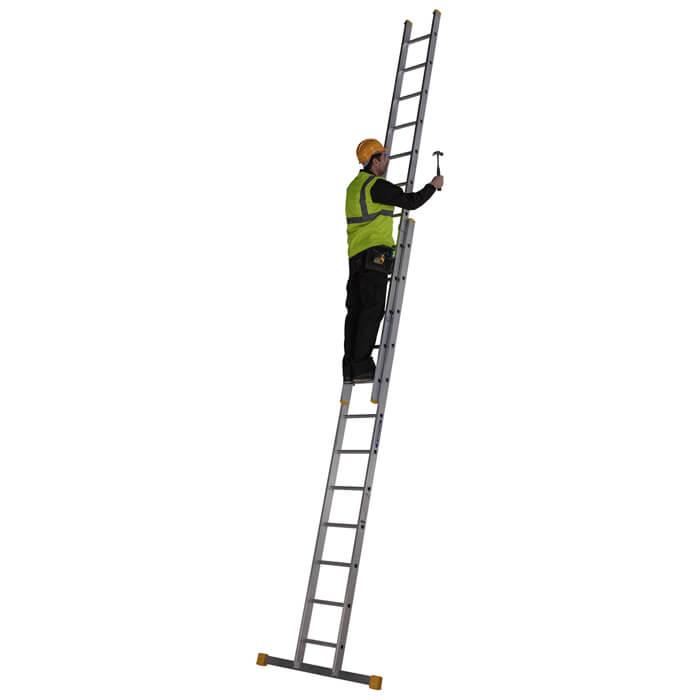 Werner Box Double Section 3.54 Metre Aluminium Extension Ladder