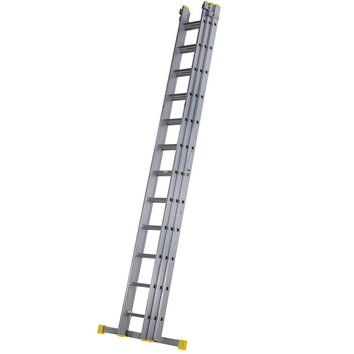 Werner Square Rung Triple Extension Ladder 3.58m