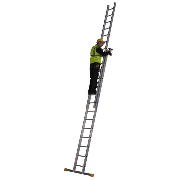 Werner Box Double Section 4.09 Metre Aluminium Extension Ladder