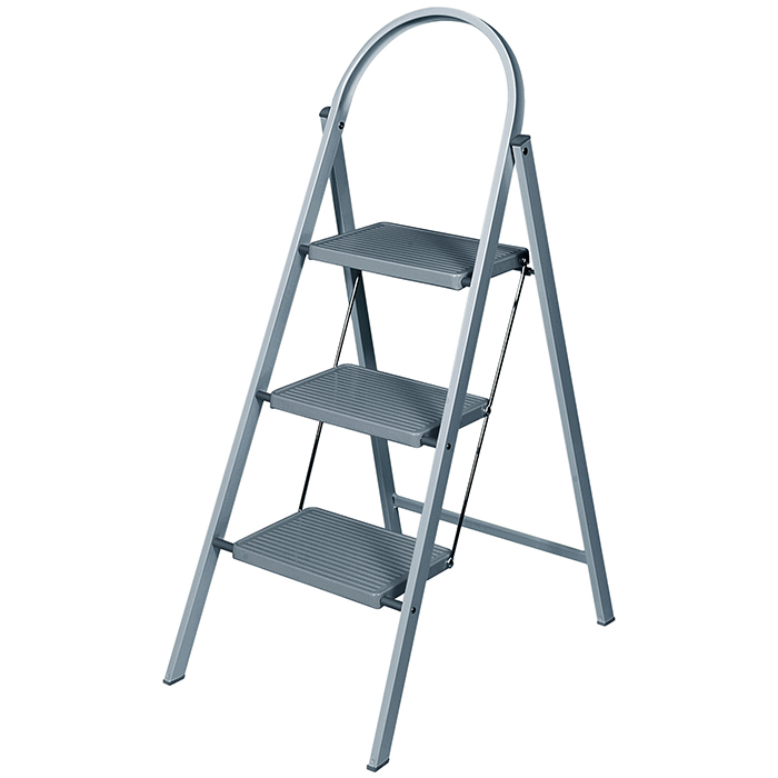 Werner Handy Step Stool 3 Step - Grey