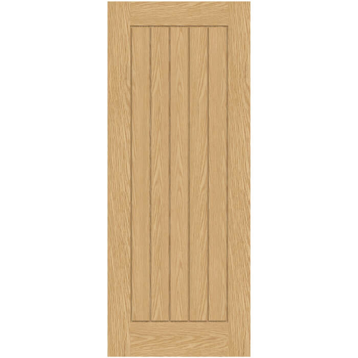 Chio Cheshire Internal Door with 5 Panel - Prefinished Oak