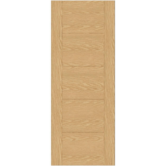 Chio Ladder Internal Door with 5 Panel - Unfinished Oak