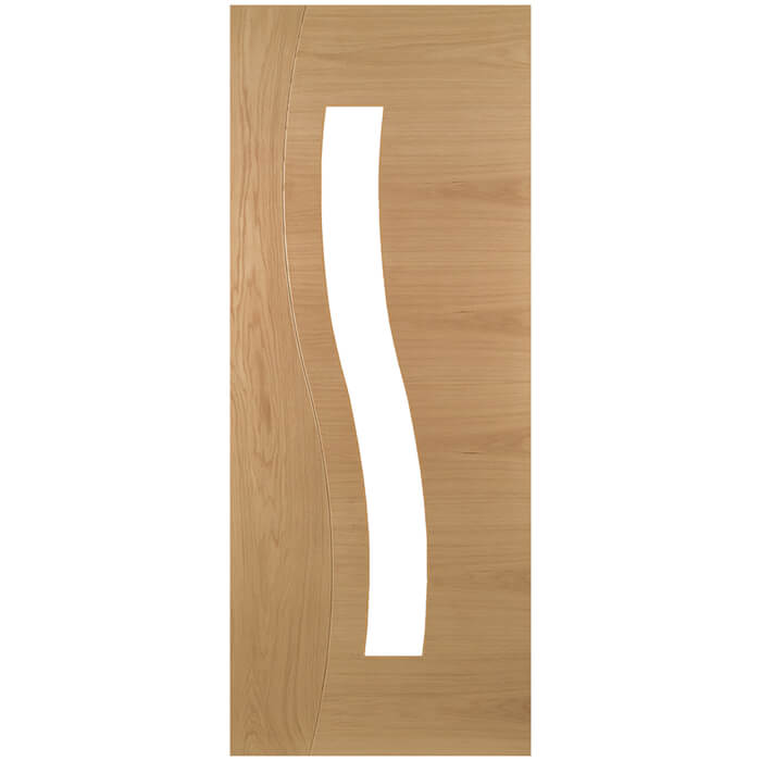 Joseph Miles Cadira Internal Door with 1 Clear Glazed Light - Prefinished Oak