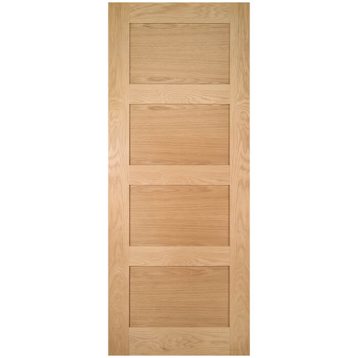 Joseph Miles Caverly Internal Door with 4 Panel - Prefinished Oak