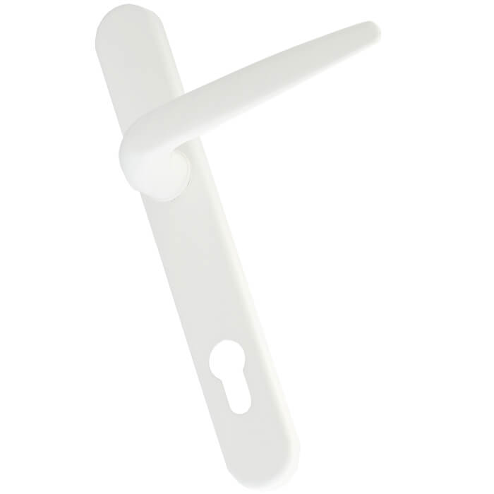 Crystal uPVC Left Hand External Patio Door with 1 Obscure Double Glazed Light - White