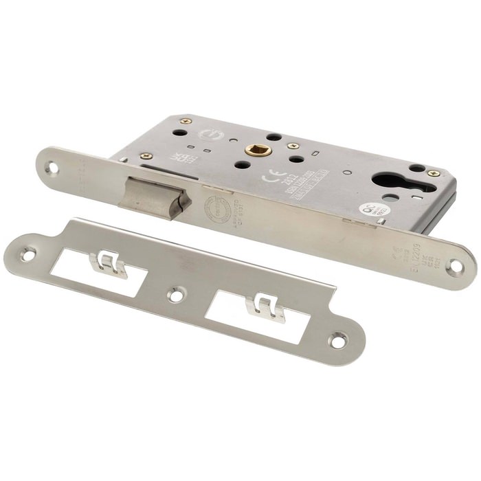 Atlantic DIN Radius Latch 60mm Backset