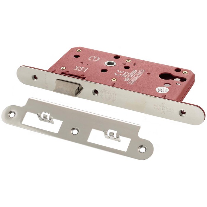 Atlantic DIN Radius Latch 60mm Backset