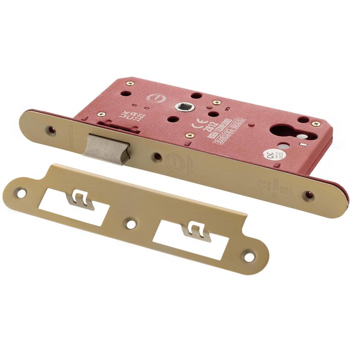 Atlantic DIN Radius Latch 60mm Backset