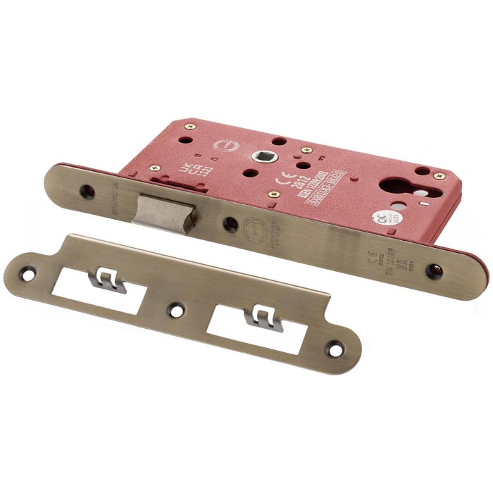 Atlantic DIN Radius Latch 60mm Backset