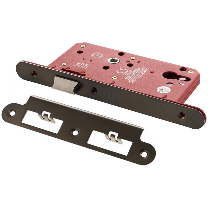 Atlantic DIN Radius Latch 60mm Backset