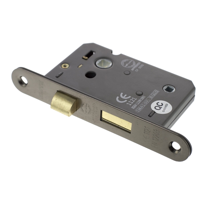 Atlantic 2.5 Inch CE Marked Radius Corner Bathroom Lock