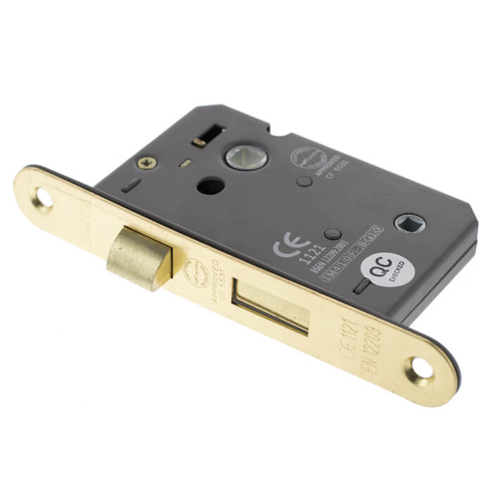 Atlantic 3 Inch CE Marked Radius Corner Bathroom Lock