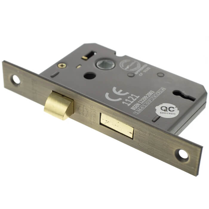 Atlantic Elite CE Certifire 3 Lever Key Sashlock 3 Inch