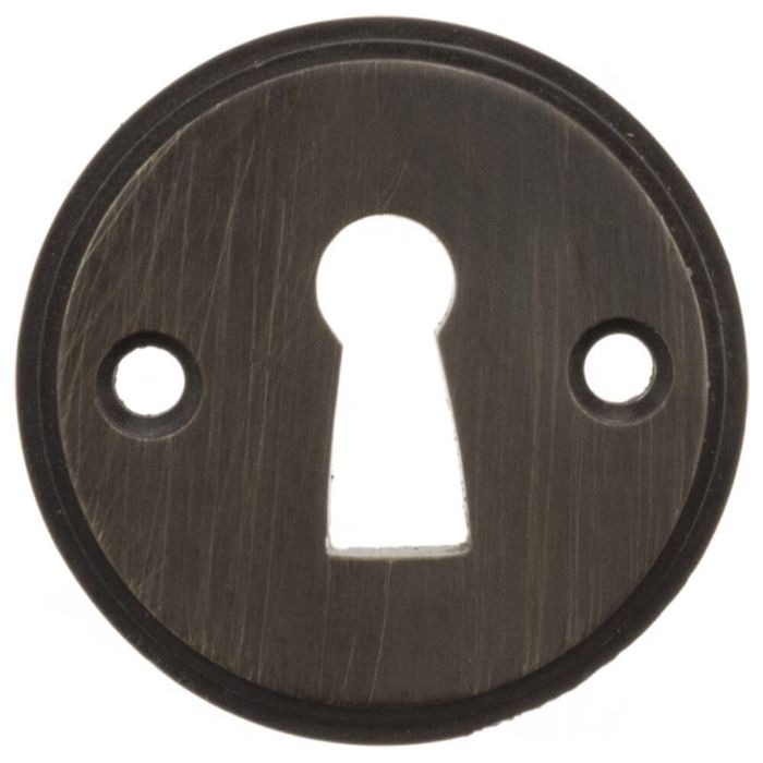 Atlantic Millhouse Brass Solid Brass Open Key Hole Escutcheons