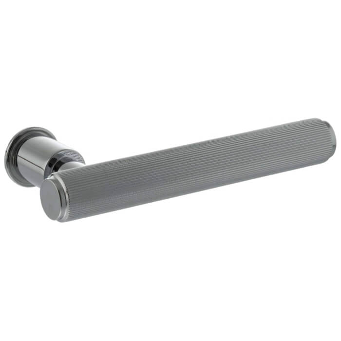 Atlantic Millhouse Brass Stephenson Lever Door Handle On Concealed Round Rose