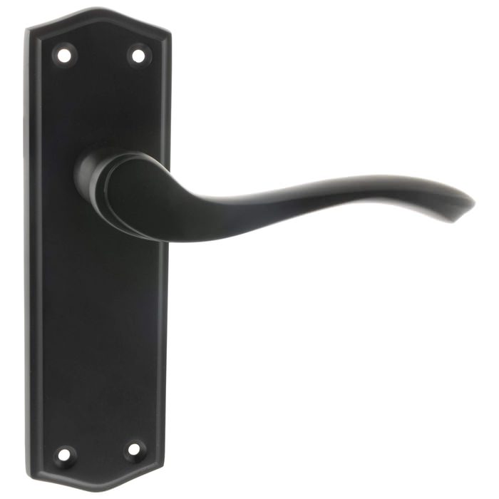 Atlantic Old English Warwick Latch Lever Door Handle On Backplate