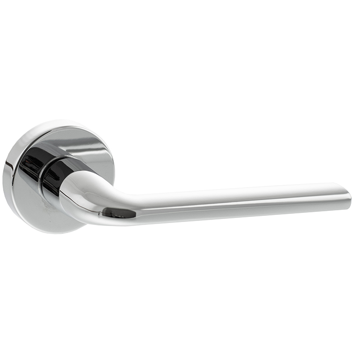 Atlantic Forme Milly Lever Door Handle on Minimal Round Rose